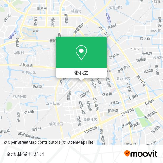 金地·林溪里地图