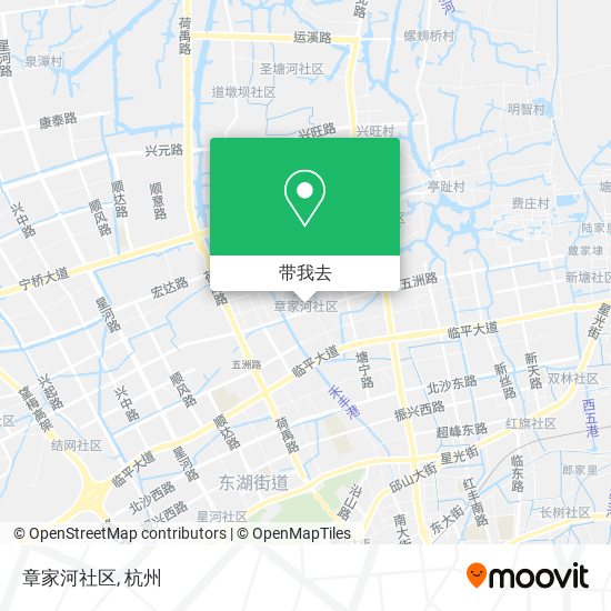 章家河社区地图