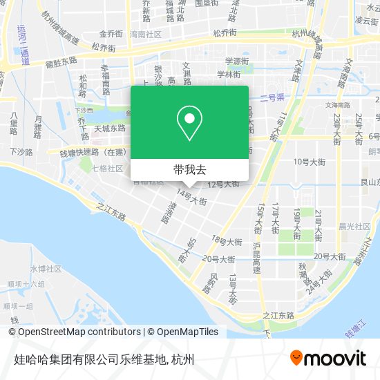 娃哈哈集团有限公司乐维基地地图