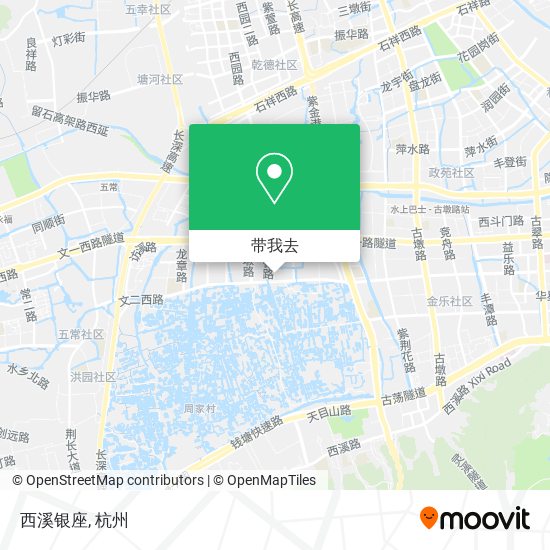 西溪银座地图