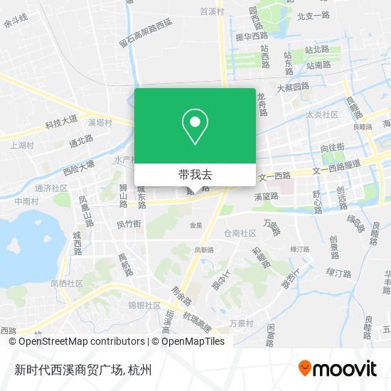 新时代西溪商贸广场地图