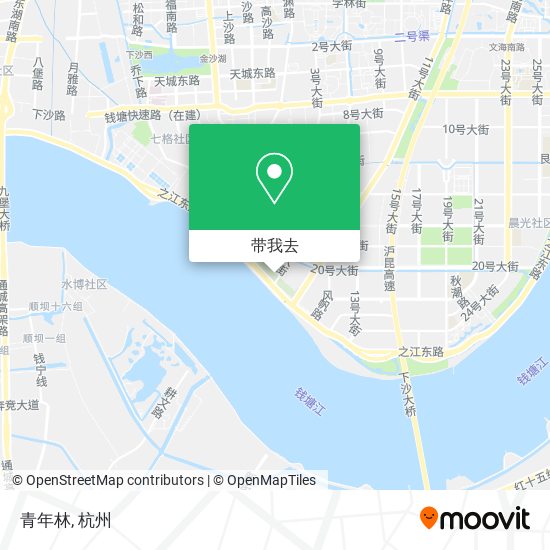 青年林地图