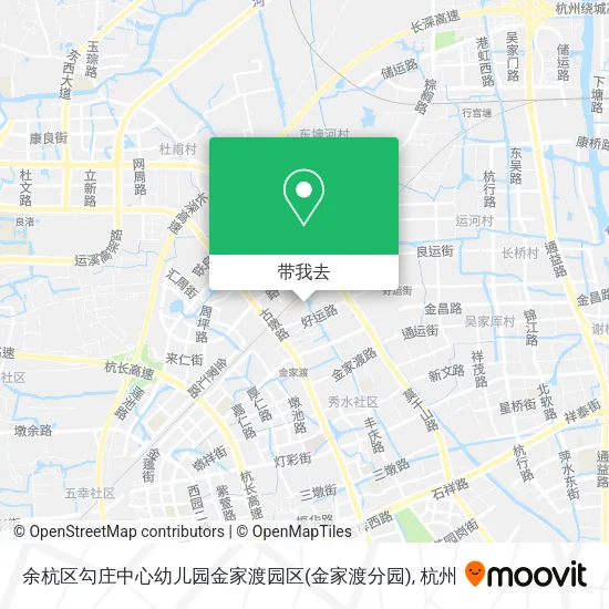 余杭区勾庄中心幼儿园金家渡园区(金家渡分园)地图