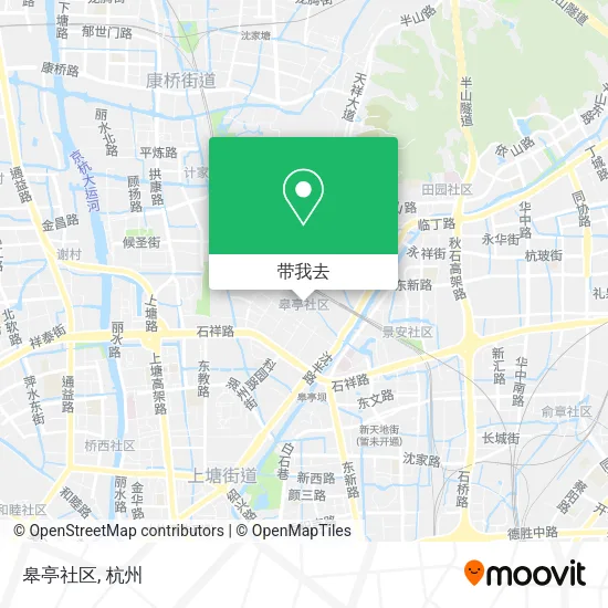 皋亭社区地图