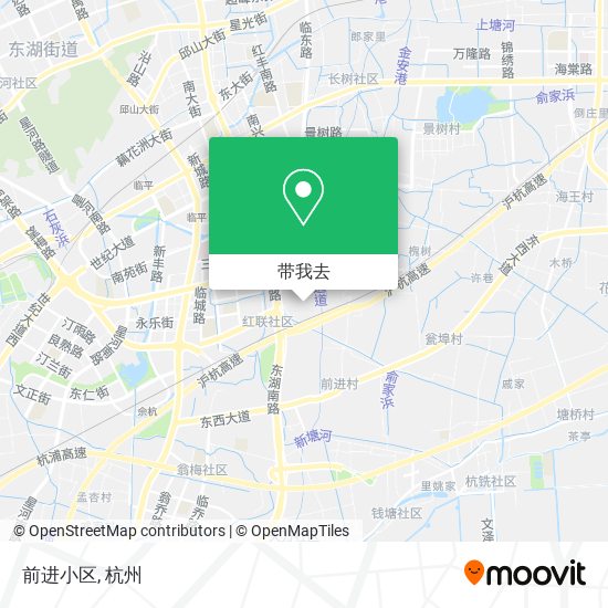 前进小区地图