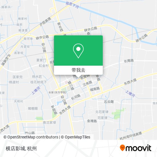 横店影城地图