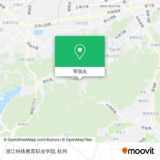 浙江特殊教育职业学院地图