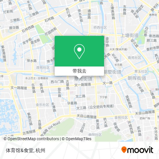 体育馆&食堂地图