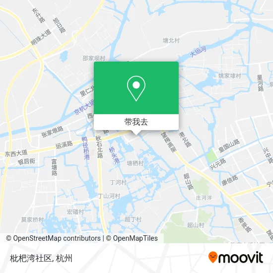 枇杷湾社区地图