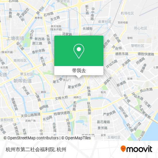 杭州市第二社会福利院地图