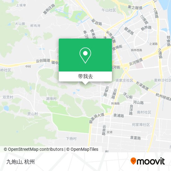 九炮山地图