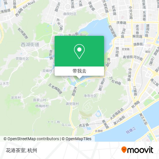 花港茶室地图