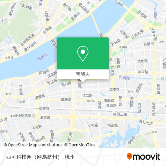 西可科技园（网易杭州）地图