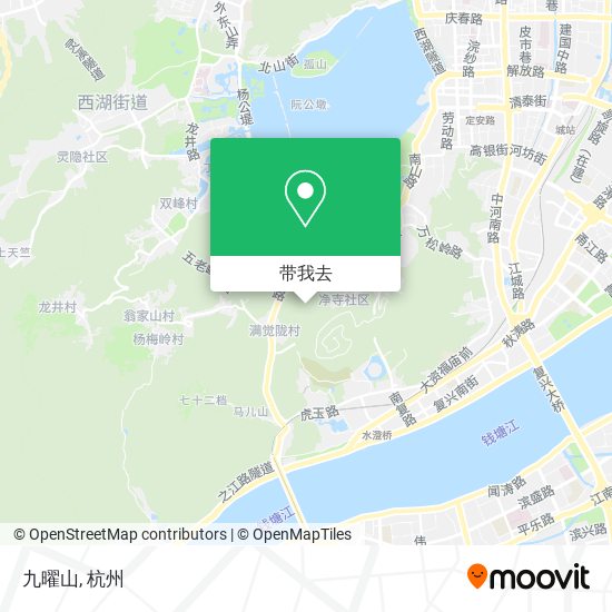 九曜山地图