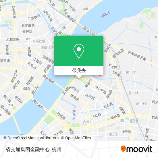 省交通集团金融中心地图
