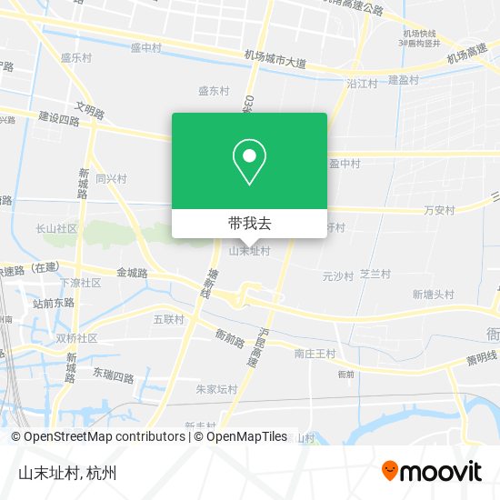 山末址村地图