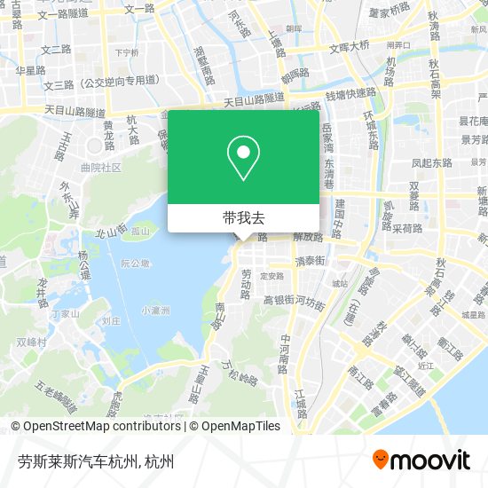 劳斯莱斯汽车杭州地图