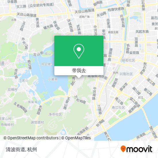 清波街道地图