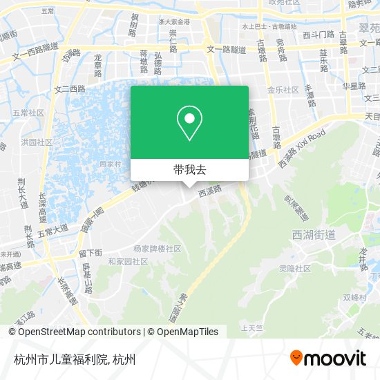 杭州市儿童福利院地图