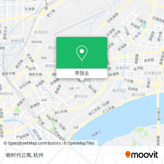晓时代公寓地图