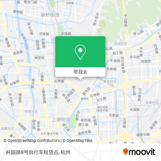 科园路8号自行车租赁点地图
