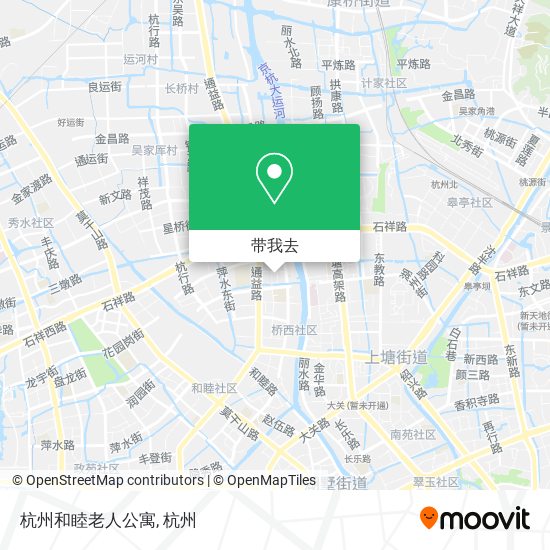杭州和睦老人公寓地图