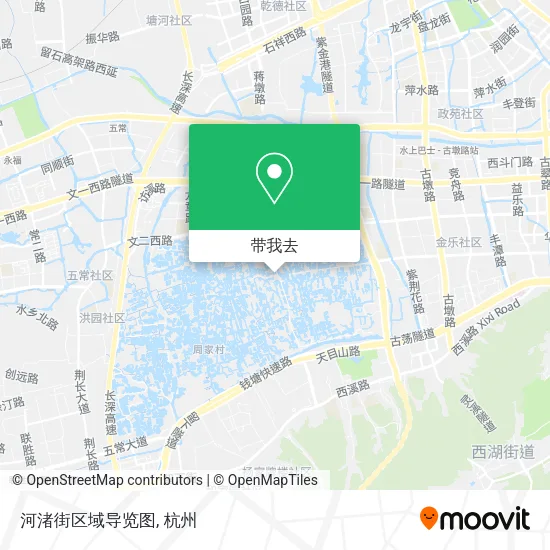 河渚街区域导览图地图