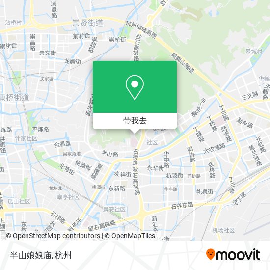 半山娘娘庙地图