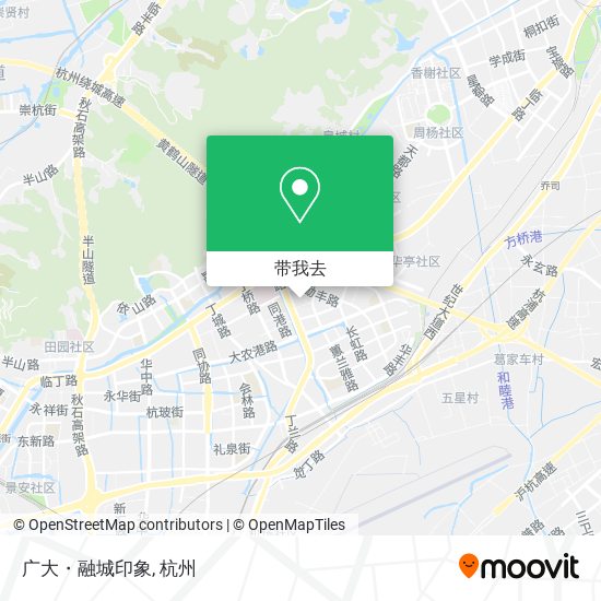 广大・融城印象地图