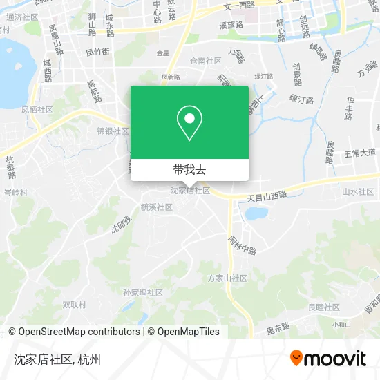 沈家店社区地图