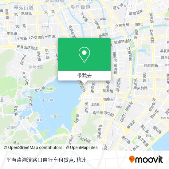 平海路湖滨路口自行车租赁点地图