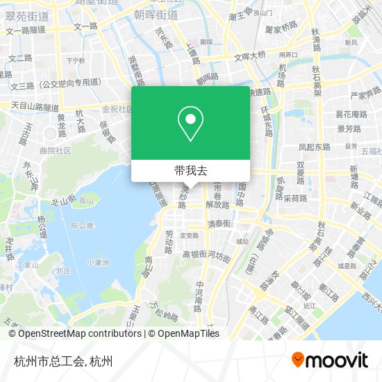 杭州市总工会地图