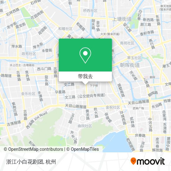 浙江小白花剧团地图