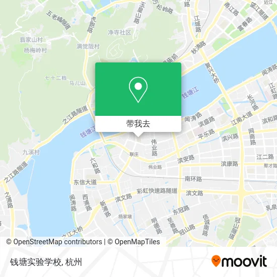 钱塘实验学校地图
