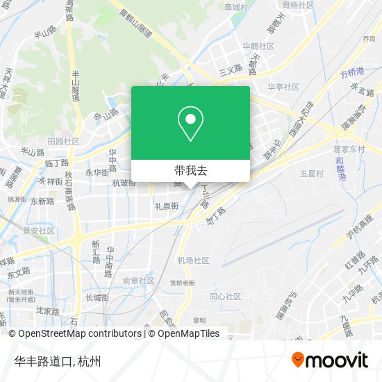华丰路道口地图