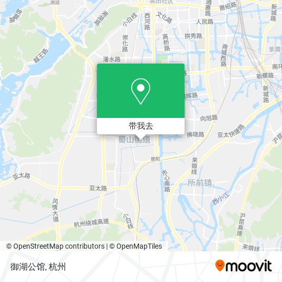 御湖公馆地图