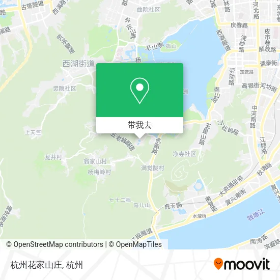 杭州花家山庄地图
