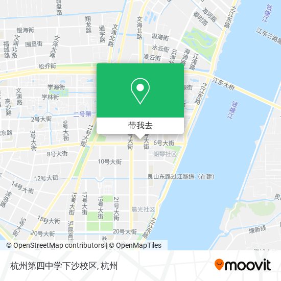 杭州第四中学下沙校区地图