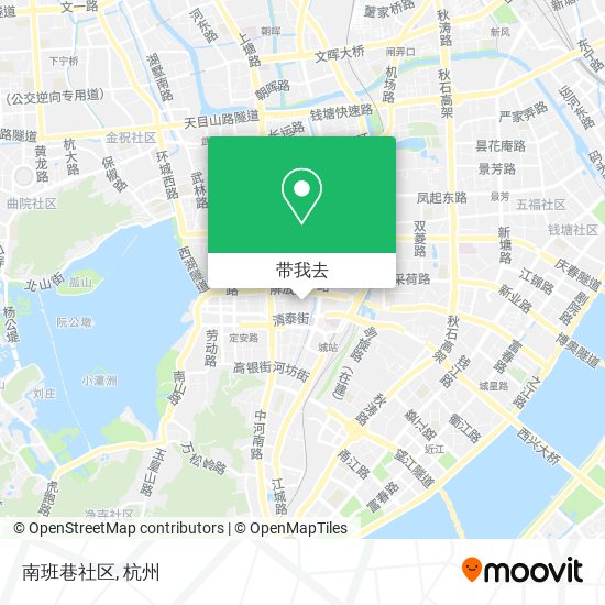南班巷社区地图