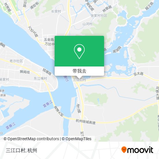 三江口村地图