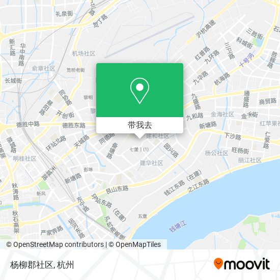 杨柳郡社区地图