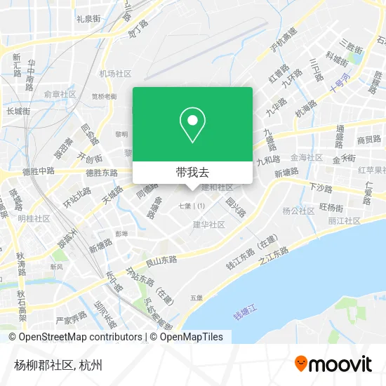 杨柳郡社区地图