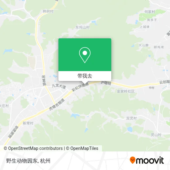 野生动物园东地图