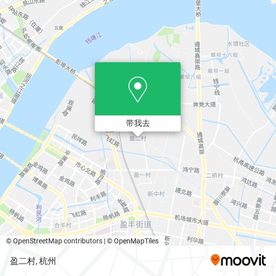 盈二村地图