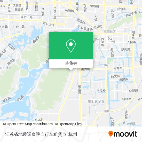江苏省地质调查院自行车租赁点地图