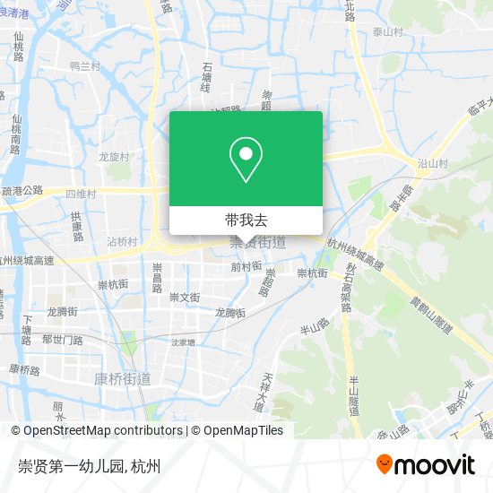 崇贤第一幼儿园地图