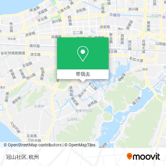 冠山社区地图