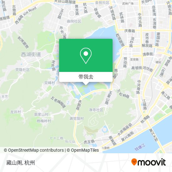 藏山阁地图