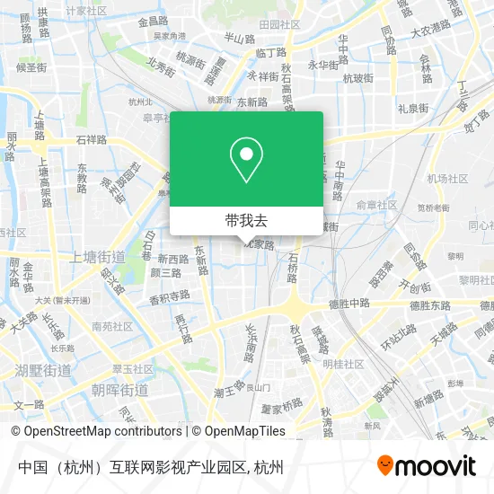 中国（杭州）互联网影视产业园区地图