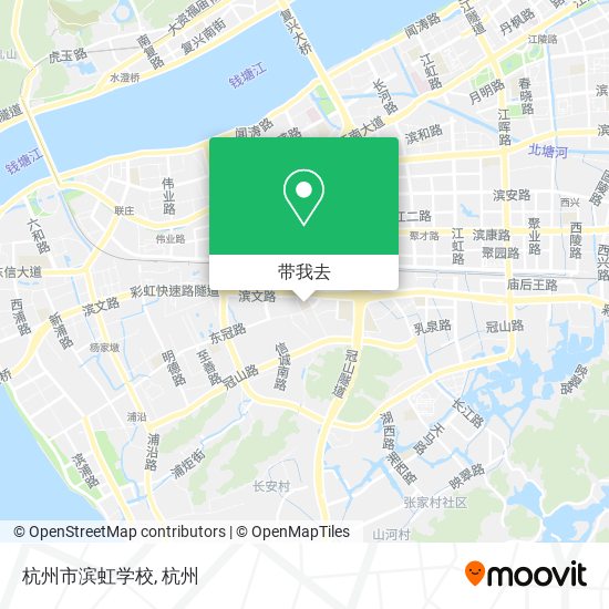 杭州市滨虹学校地图